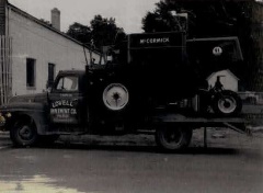 #91 Combine Sole to Gerald Lundstrum in 1959. Lovell Implement