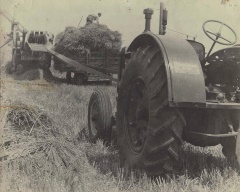 Our threshing outfit - 1939. Lovell Implement. Photo provided by Don Tirrell(2)