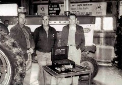 Sandy Plummer, Wayne Wilcox and Don Tirrell - October 17th, 1959. Lovell Implement