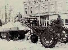 Vermontville Winter 1940-194. Lovell Implement